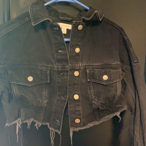 TOPSHOP crop Jean jacket - Picture 3 of 3